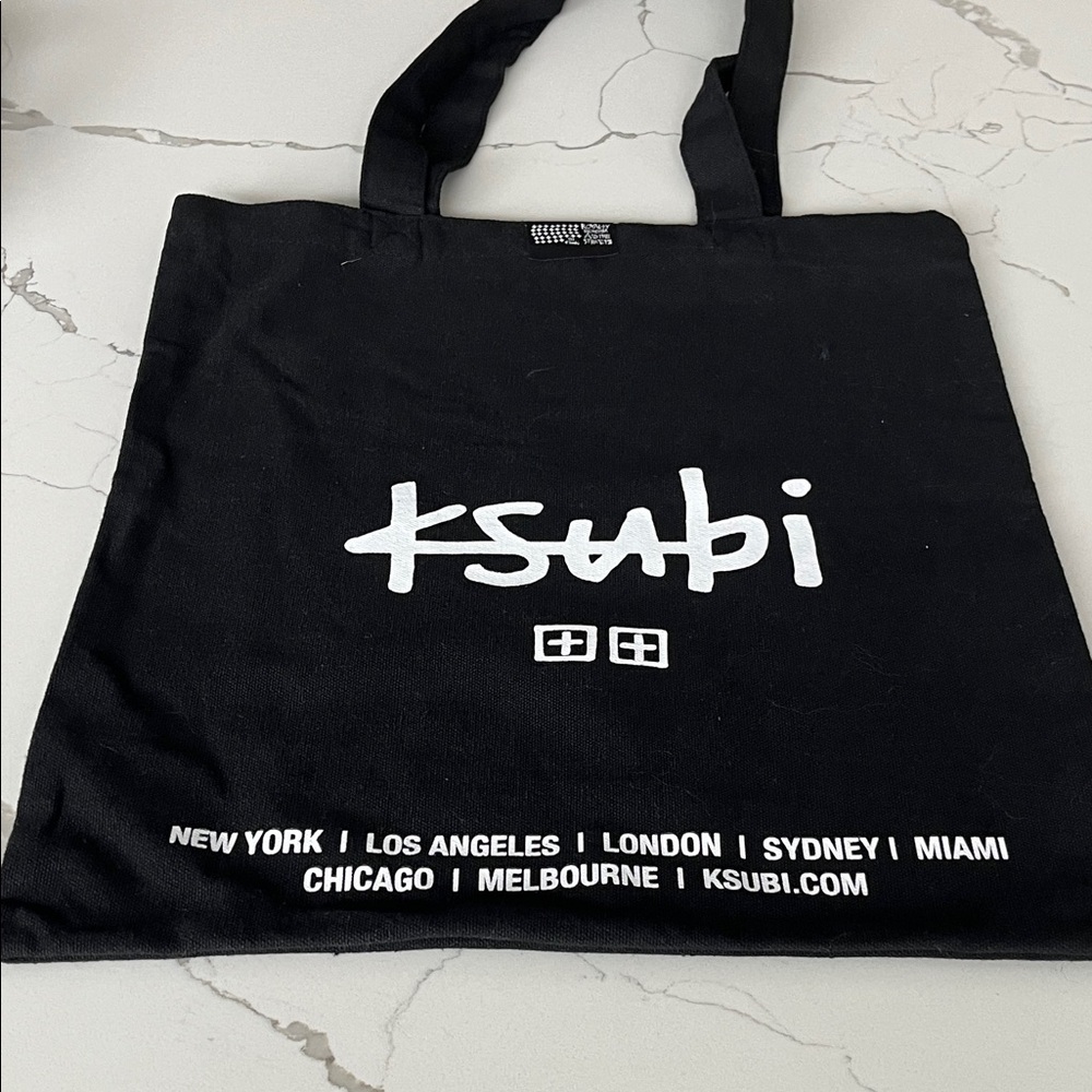 Ksubi Black Canvas Tote